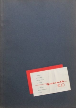 Goliath 1100 4 Cylinder Modelprogram Presskit 1958 (0211)